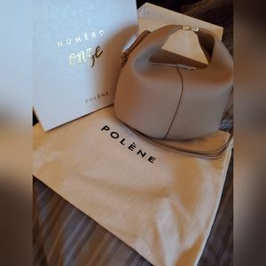 Polène Béri Numéro Onze handbag, colour Taupe